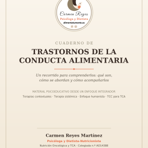 Cuaderno de Trastornos de la Conducta Alimentaria (TCA)